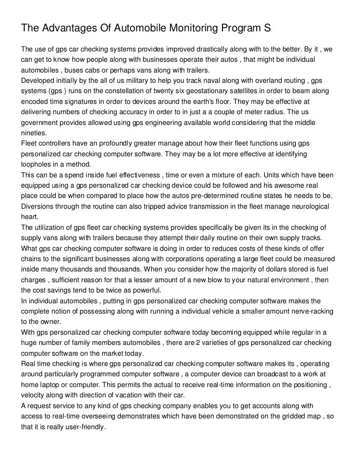disadvantages of not having a car pros and cons of cars essay